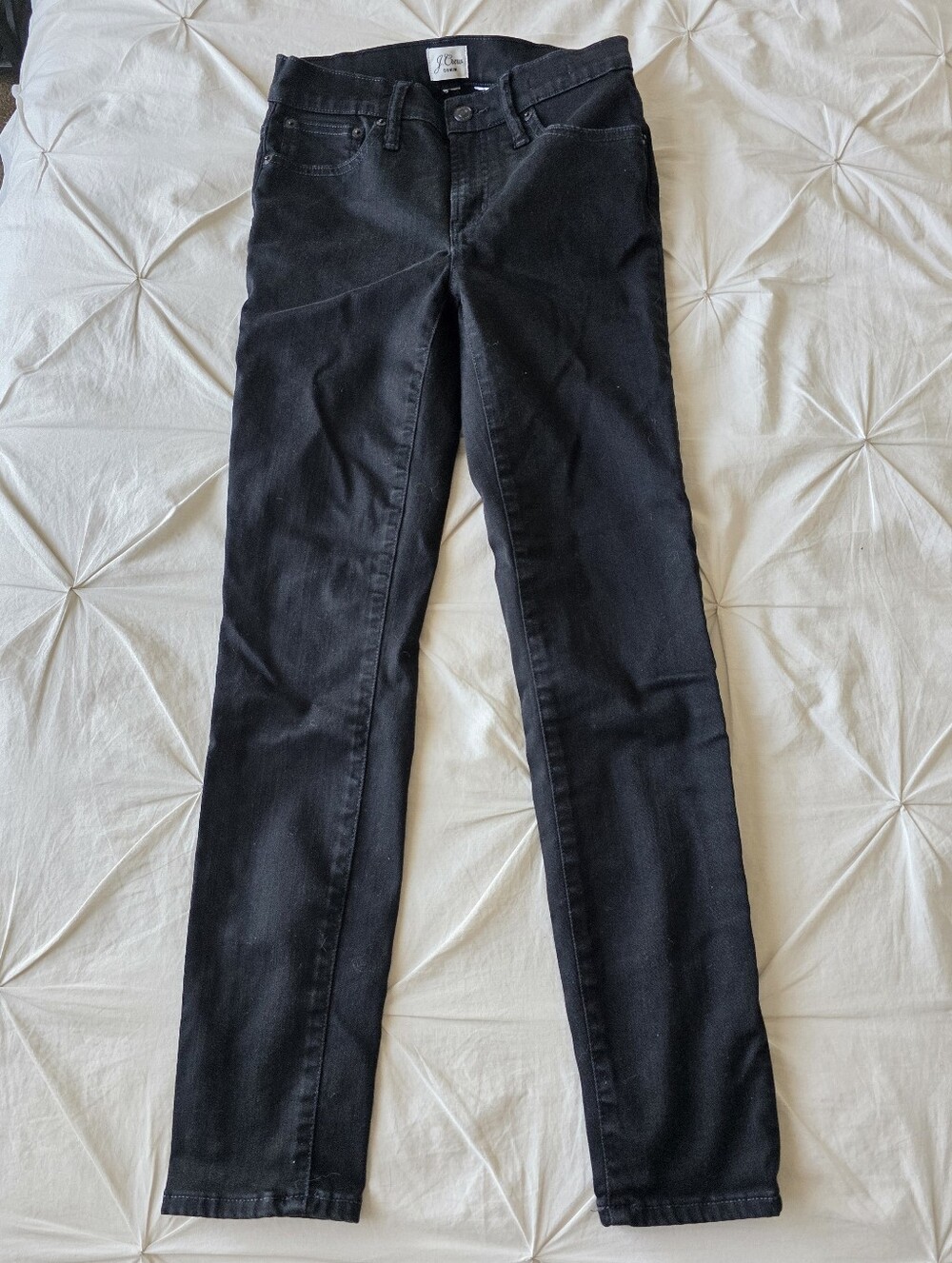 J.Crew Toothpick Black Super Skinny Jeans